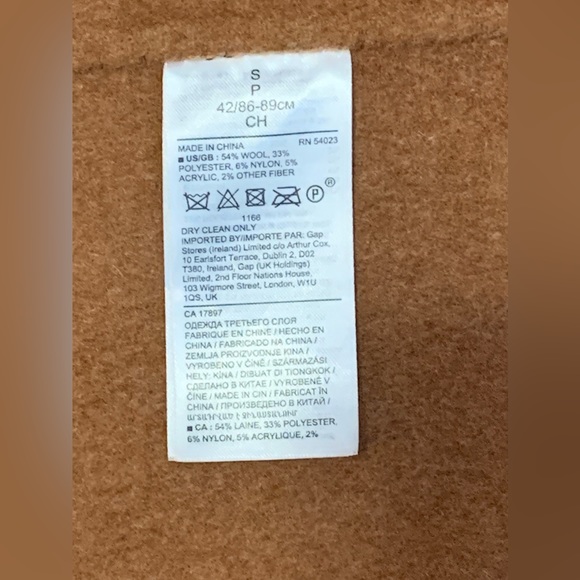 Banana Republic Unlined Overcoat- EUC - Picture 10 of 14